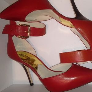 Woman Micheal Kors Heels Red Size 11m